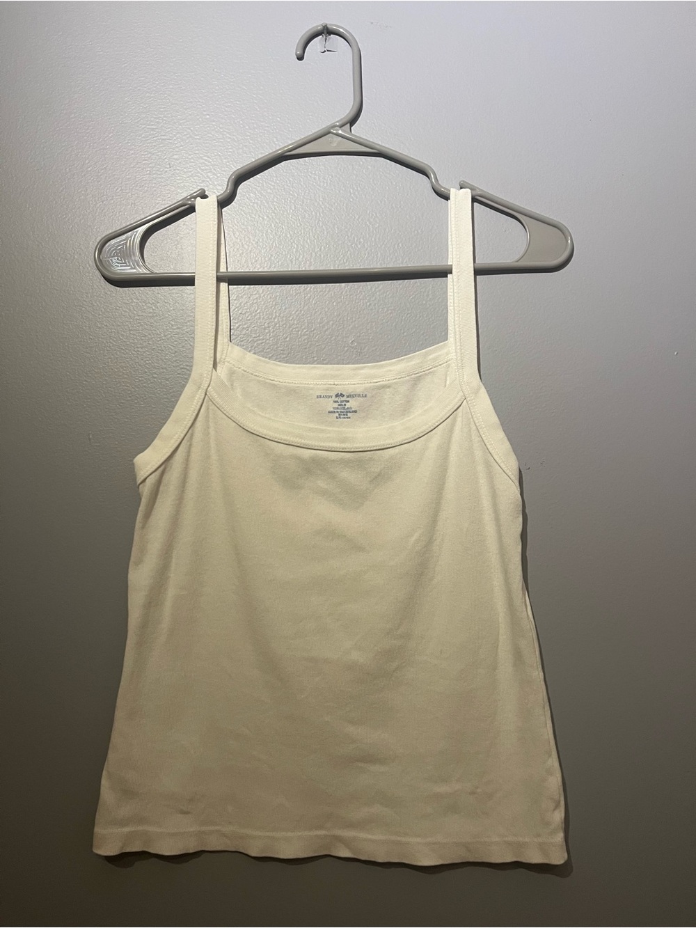 Brandy Melville White Tank Top - Women's Essential Cami